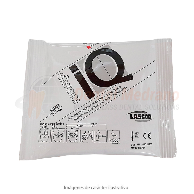 ALGINATO IQ x21g TIPO II Regular Cromático