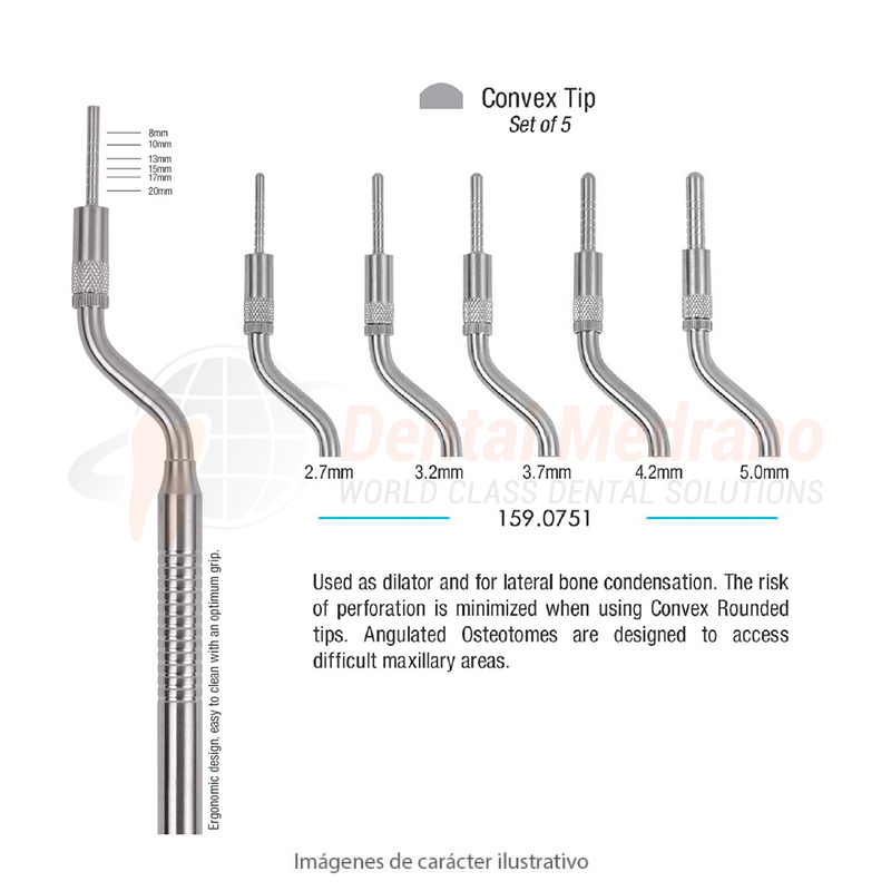 OSTEOTOMO ANGULADO KITx5 – Medis
