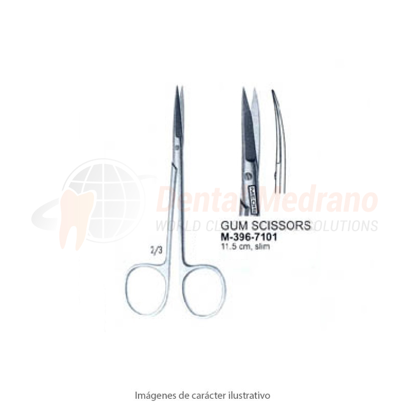 TIJERA P/ENCIA CURVA 11.5cm – Medisporex