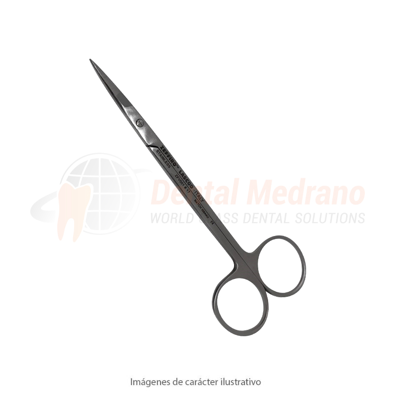 Tijera p/encia recta #17 iris delicate 11cm