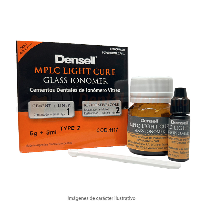 MPLC2 Light cure Glass Ionomer 5g+3ml A3 Type2 Res