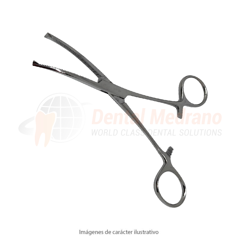 PINZA KOCHER CURVA CON DIENTE 14cm – PS