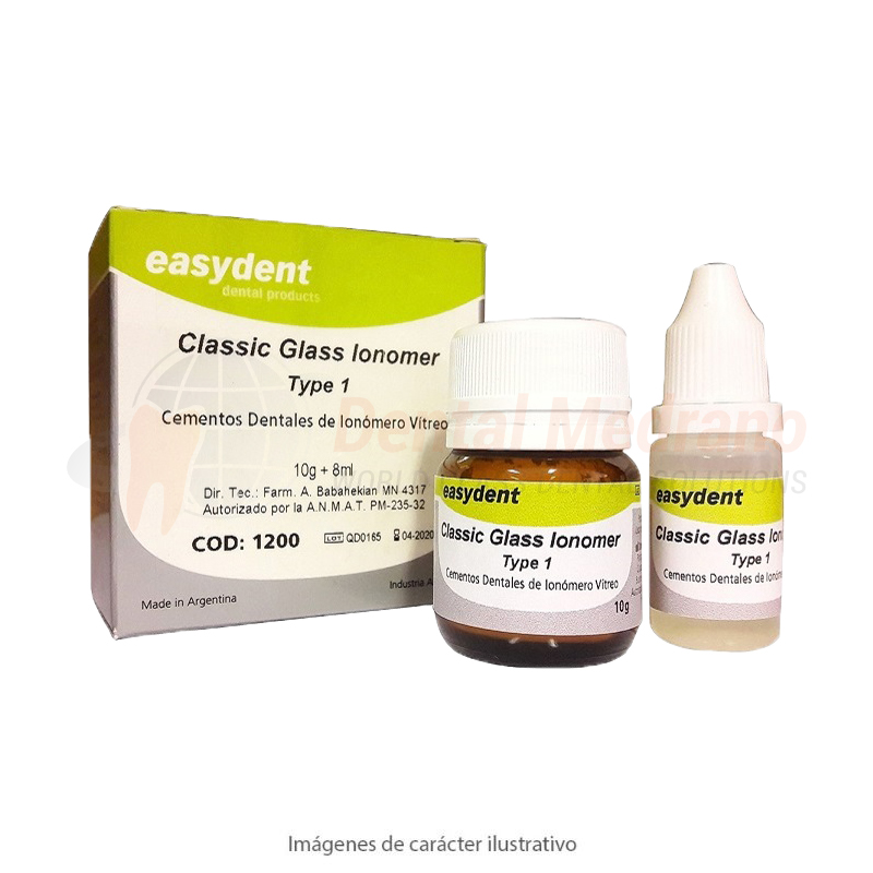 IONOMERO VITREO TIPO I – 10g+8ml – EASYDENT