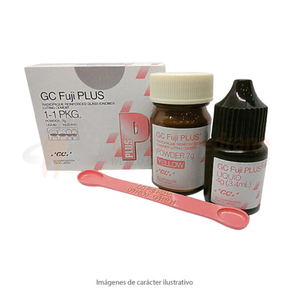 IONOMERO Fuji Plus Cementación 7g+3.4ml mini GC - Dental Medrano