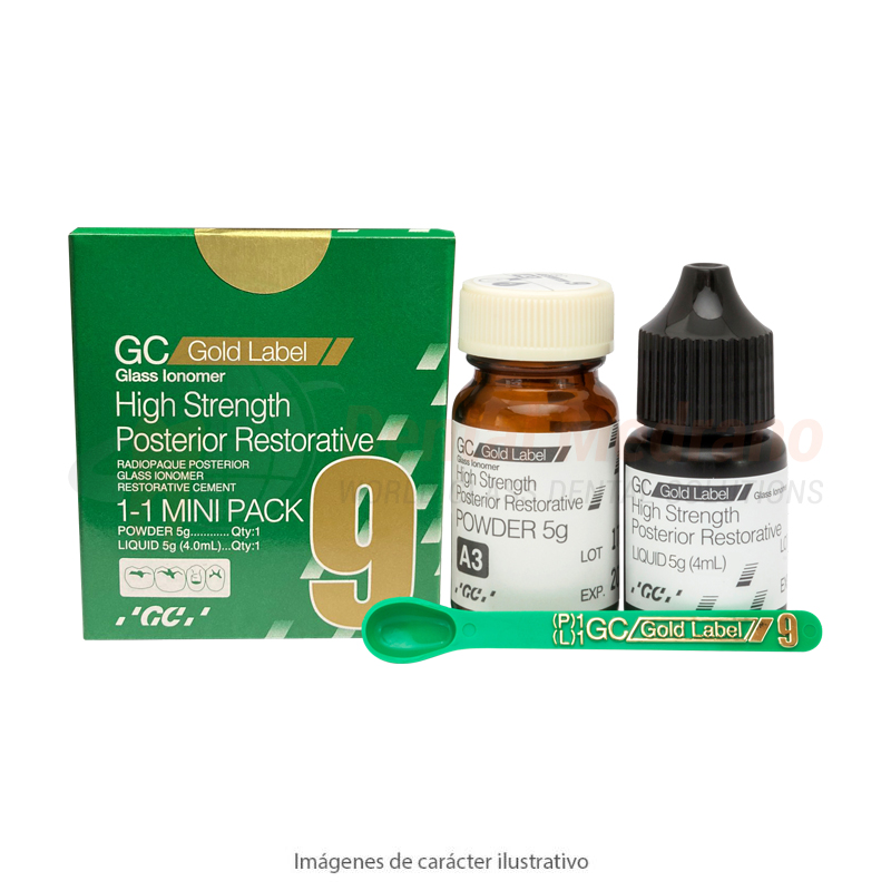 IONOMERO Fuji Gold Label 9 HS A3 5g+4ml Rest GC