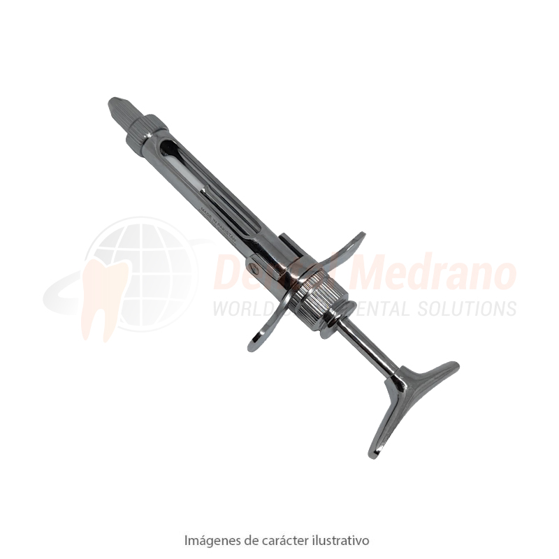 JERINGA CARPULE CON ASPIRACIÓN