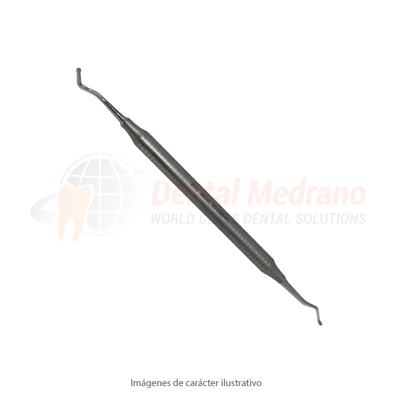 Excavador doble No.19 Medis 120.0306 H1 mango anat