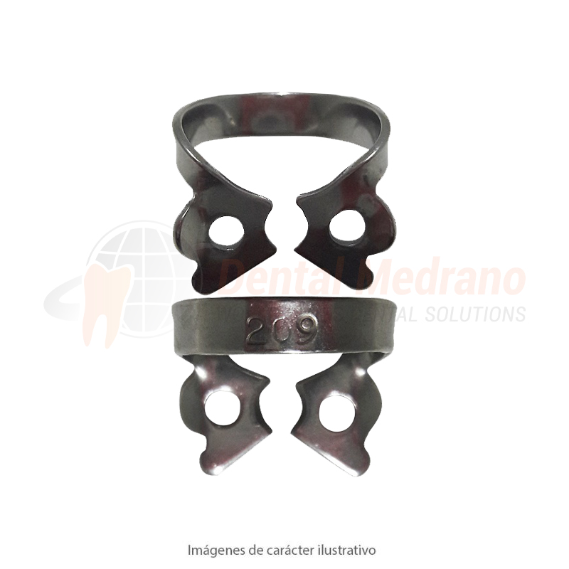 CLAMP 209 bicuspide inf chico horquilla plana