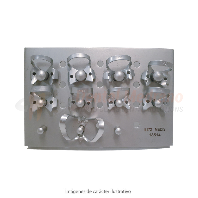 CLAMPS Kit-9 con aleta MEDIS
