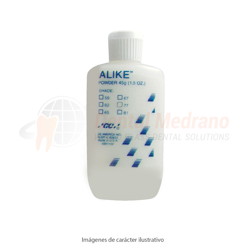 Acrilico Temporario ALIKE Polvo A3 auto 45g GC
