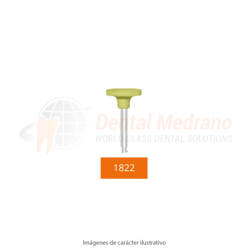 Pulidor CA Composite Fino Rueda 10×2 Amarillo