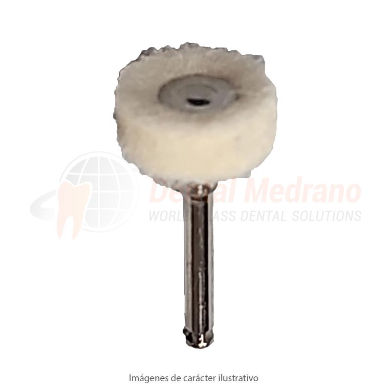 DISCO CA Fieltro rueda 4x12mm brillo para composit