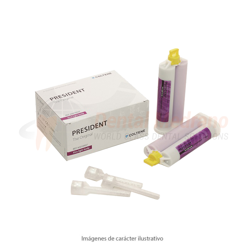 PRESIDENT X-LIGHT – 2 CARTUCHOS x50ml + TIPS