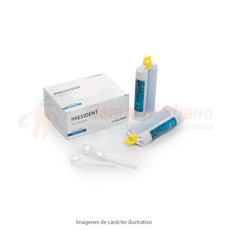 PRESIDENT REGULAR - 2 CARTUCHOS x50ml + TIPS