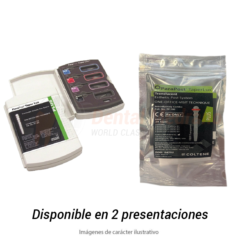 TALADRO PARAPOST TAPERLUX KIT x4 – Coltene