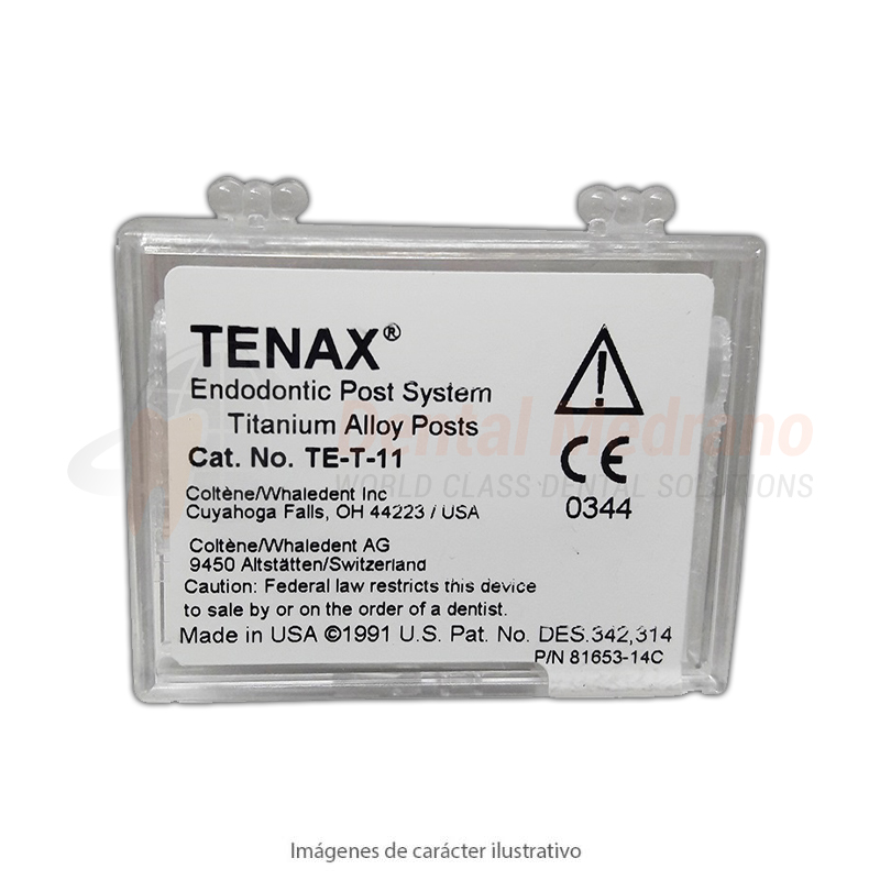 POSTE TENAX TITANIO 1.4mm ROJO x1 – Coltene