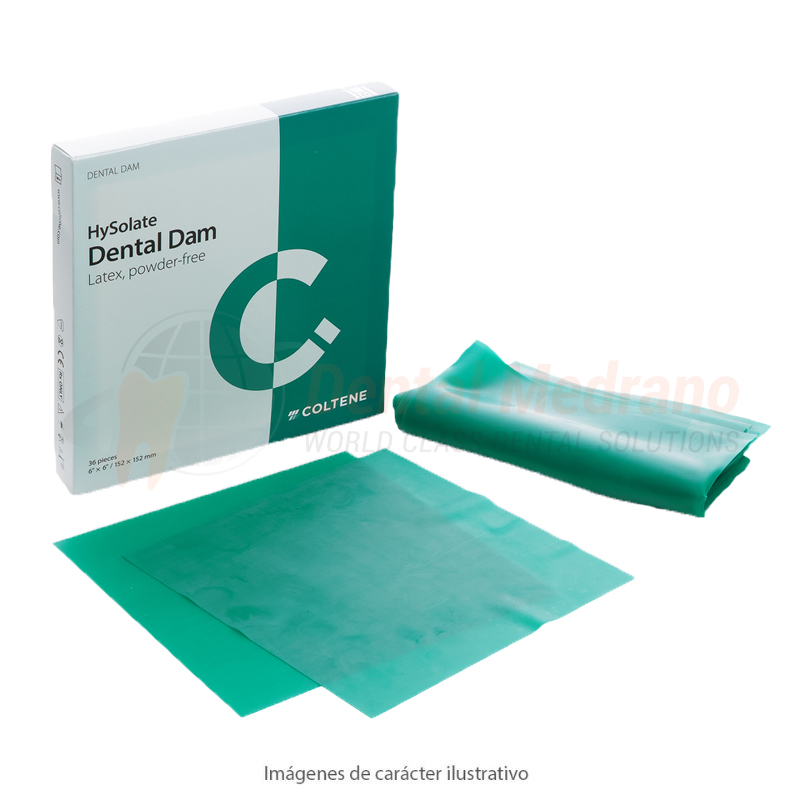 Goma Dique Hysolate-Verde 5x5 x52 Medium - Coltene