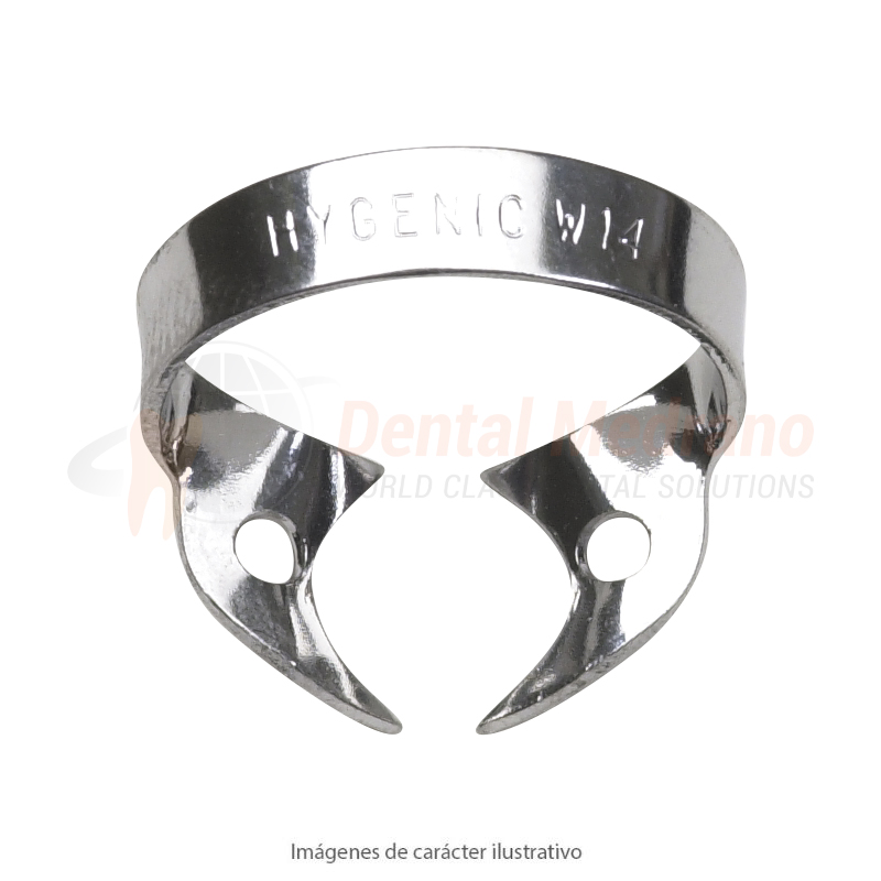 CLAMP HYGENIC W14 MOLAR NO ERUP IRREGULAR S/ALETA