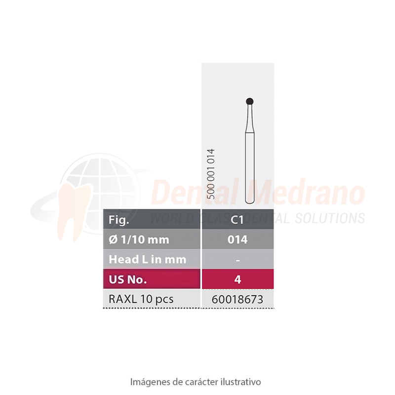 FRESA CAXL 4 ALPEN REDONA x1 Coltene++