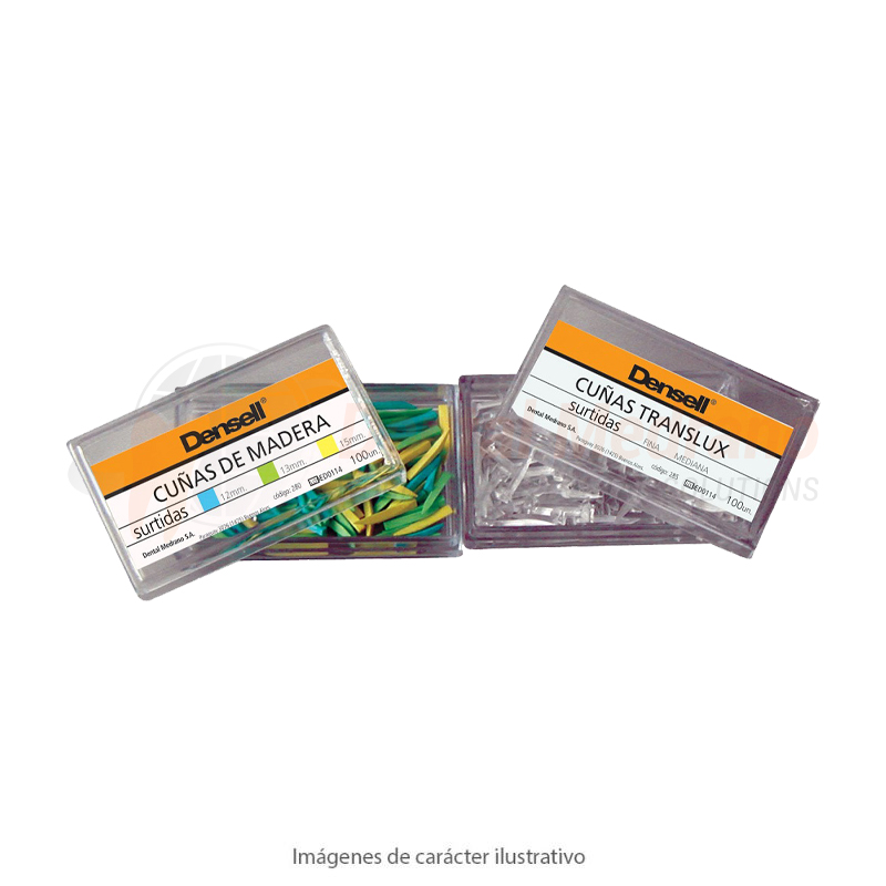 CUÑAS TRANSLUX PLASTICAS x50