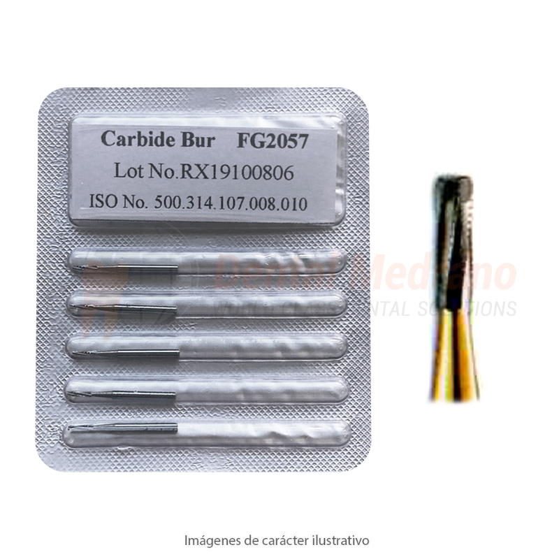 Fresa corte corona FG2058 cilindri.plana microdent