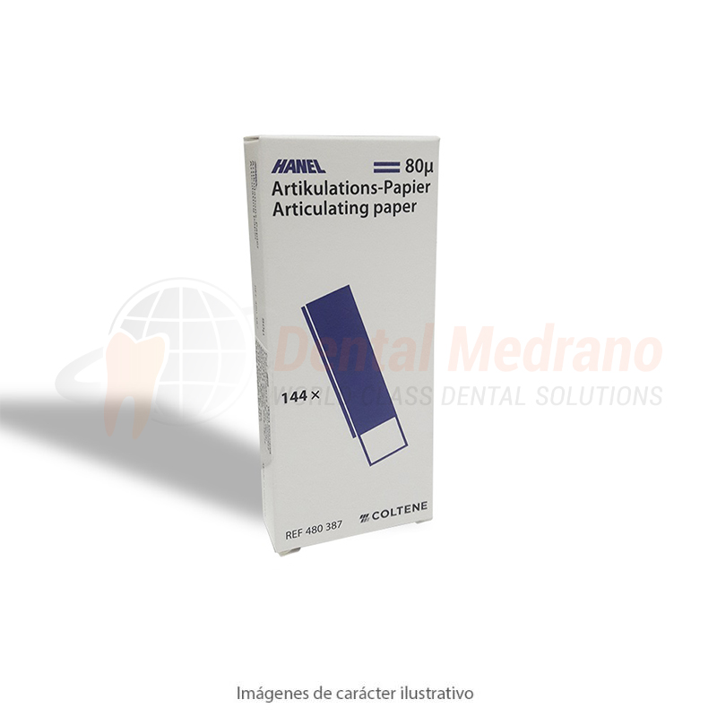 PAPEL Articular Hanel LIBRO Azul 80uM caja x144 48
