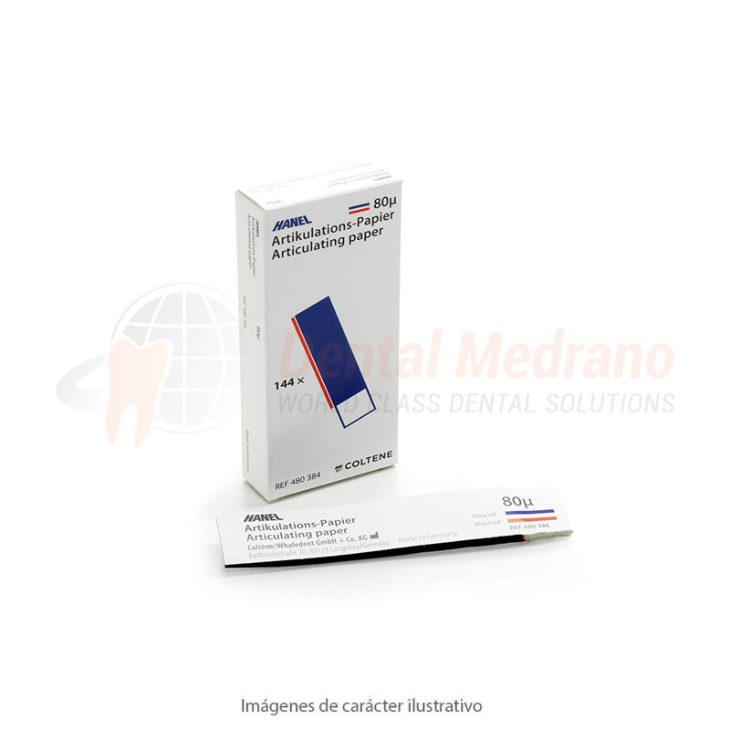PAPEL Articular Hanel LIBRO 2TONO 80uM x144 480384