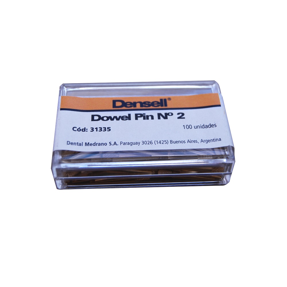 PERNO DOWEL N°2 MEDIO x100 BRONCE