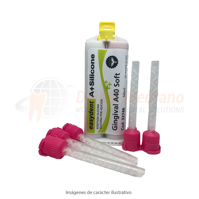 Silicona A+SILICONE GINGIVAL A40 EASYDENT cartucho