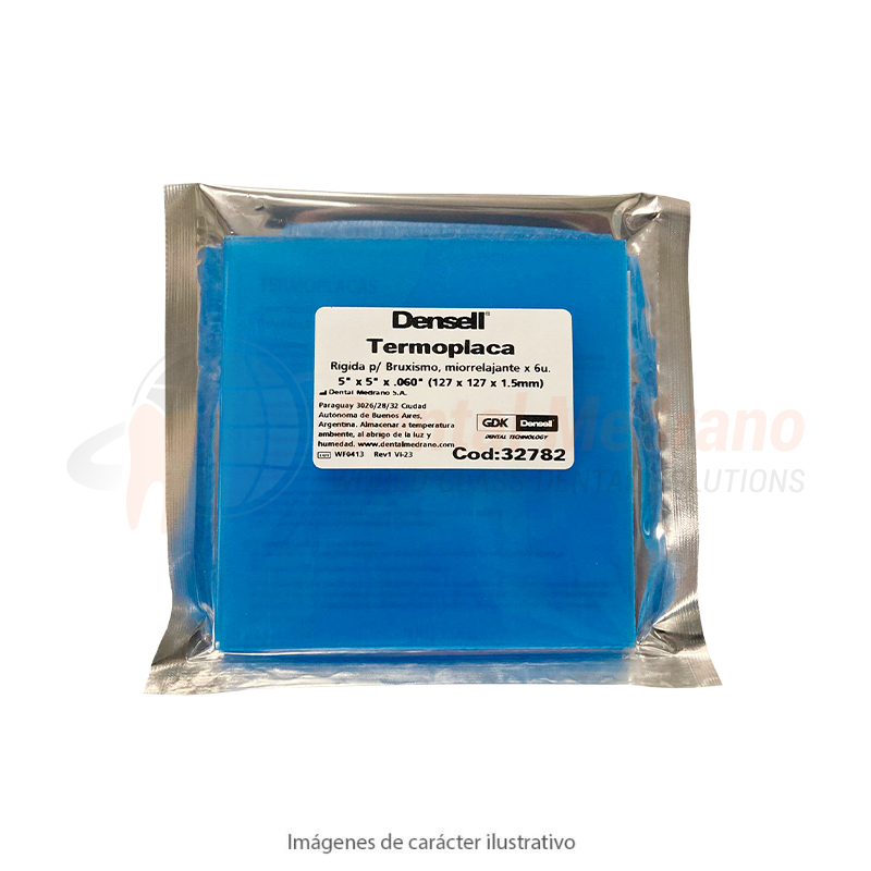 TERMOPLACA 060 RIGIDA BRUXISMO/MIORRELAJANTE x625