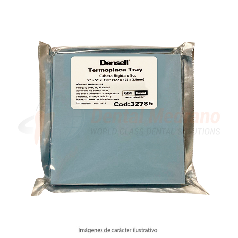 TERMOPLACA TRAY x5 150/3.8mm Cubeta Rigida