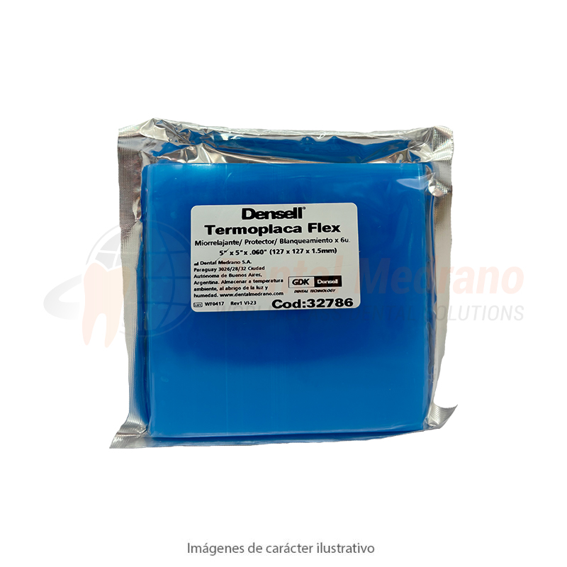 TERMOPLACA FLEX x6 06/1.5mm miorrelajante/protect