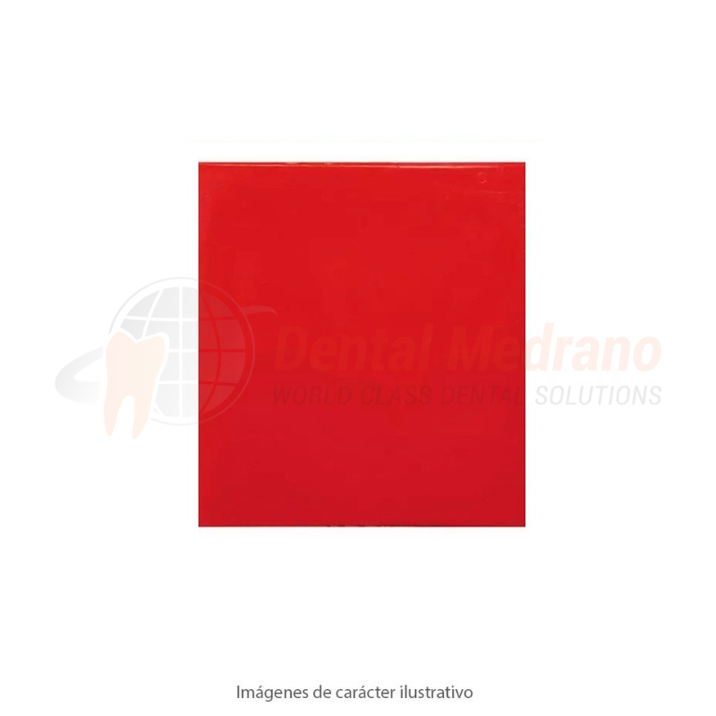 TERMOPLACA 160 FLEXIBLE PROT.BUCAL – ROJO x300