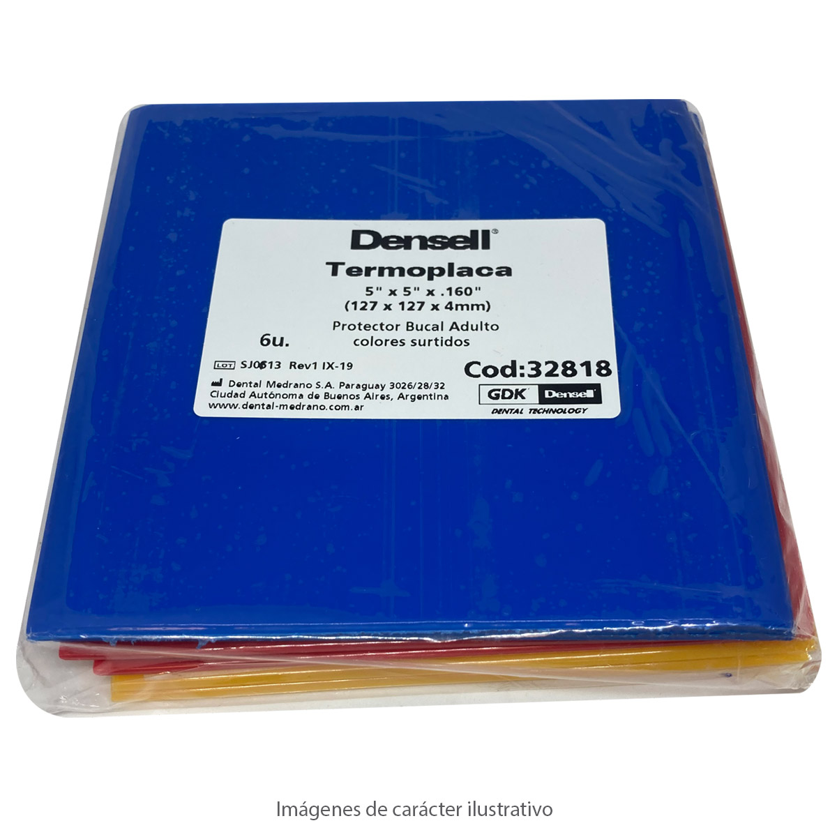 TERMOPLACA 160 FLEXIBLE PROT.BUCAL x1