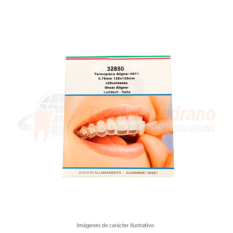 Termoplaca Aligner 911 0.75mm030 125x125mm x1