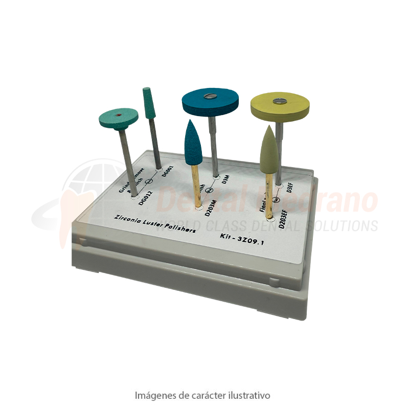 Pulidor PM Kit Zirconia x6 Diamante