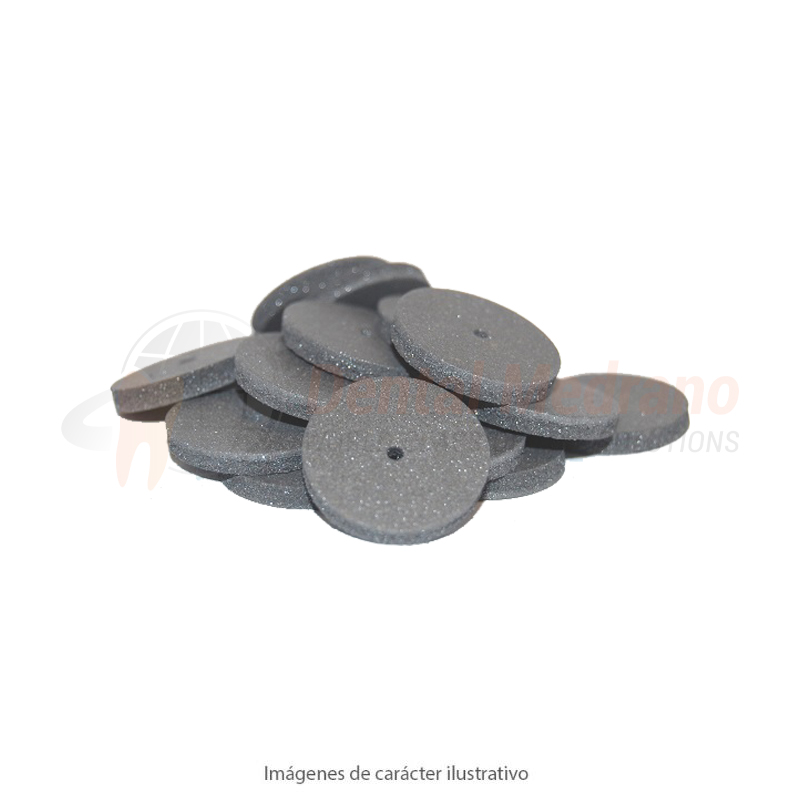 GOMA RUEDA NEGRA CrCo x100 22x3mm grano grueso p/c