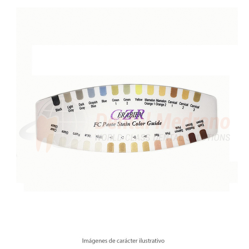 GUIA DE COLORES CZR FC PASTE STAIN NORITAKE