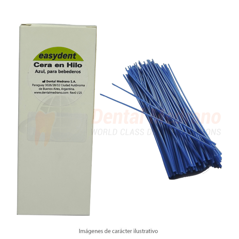 Cera en Hilo 5.0mm diametro caja x100g azul Easyde