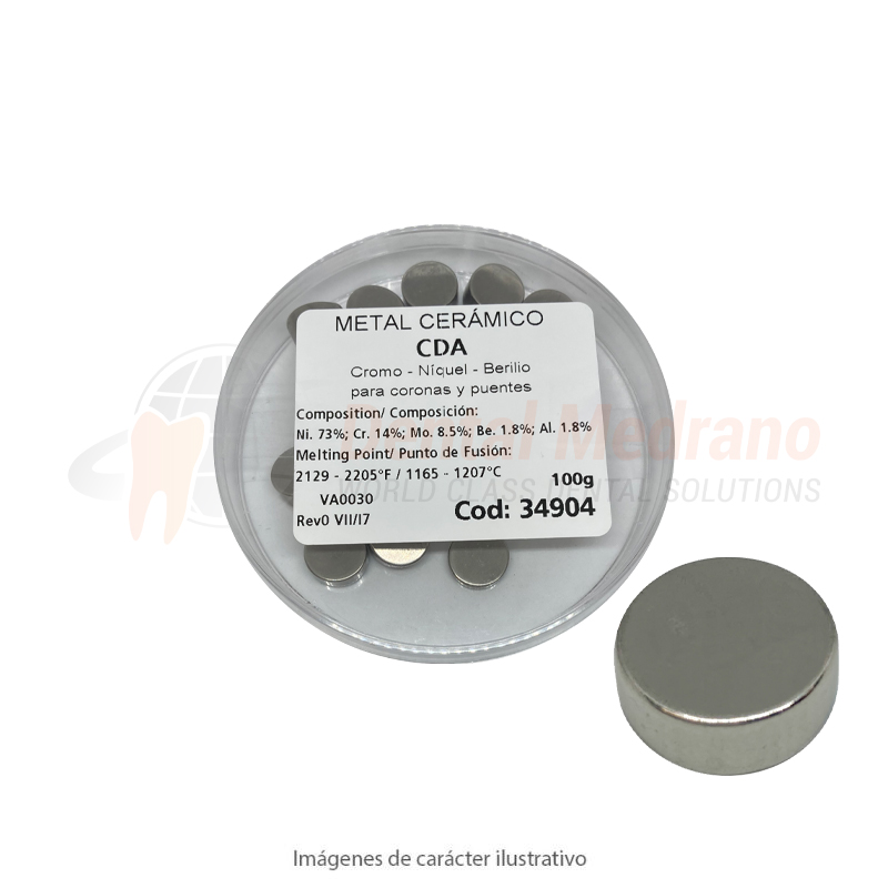 Metal Ceramico SUPREMCAST 100g cromo-niquel-be