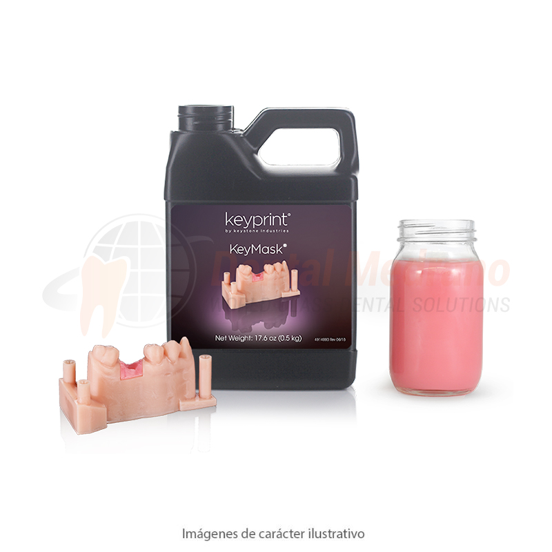 Resina 3D Keystone KeyMask Rosa 1kg