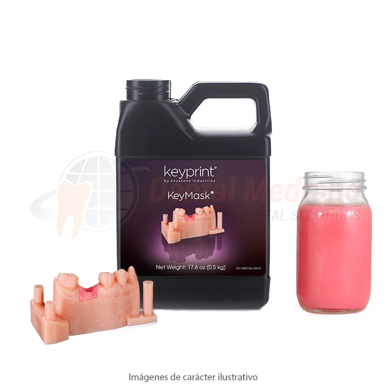 Resina 3D Keystone KeyMask Rosa 1kg