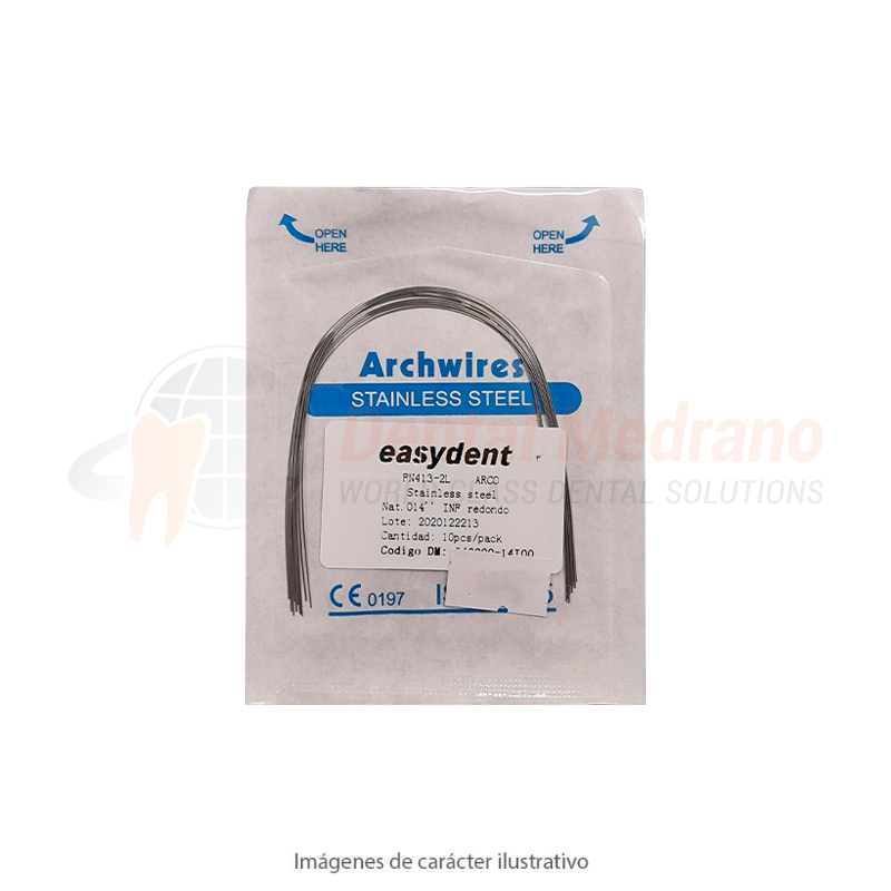 ARCO Acero Inox Natural 017x025SUP x10