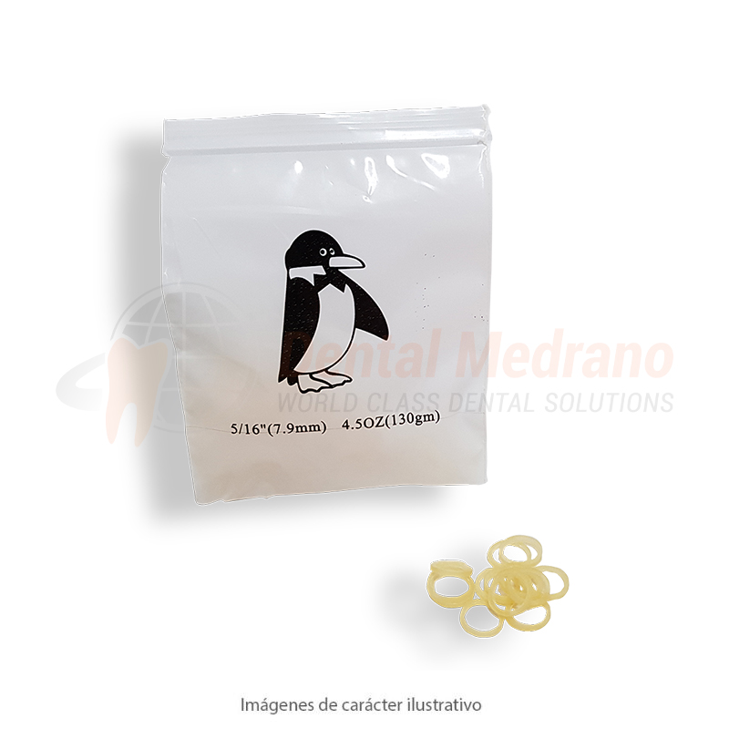 Gomas Intraoral Medium 8mm 1 bolsa x100u