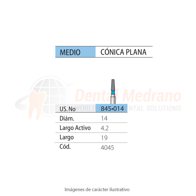DIAMANTE FG 845/014 Conica Plana- Anillo Azul