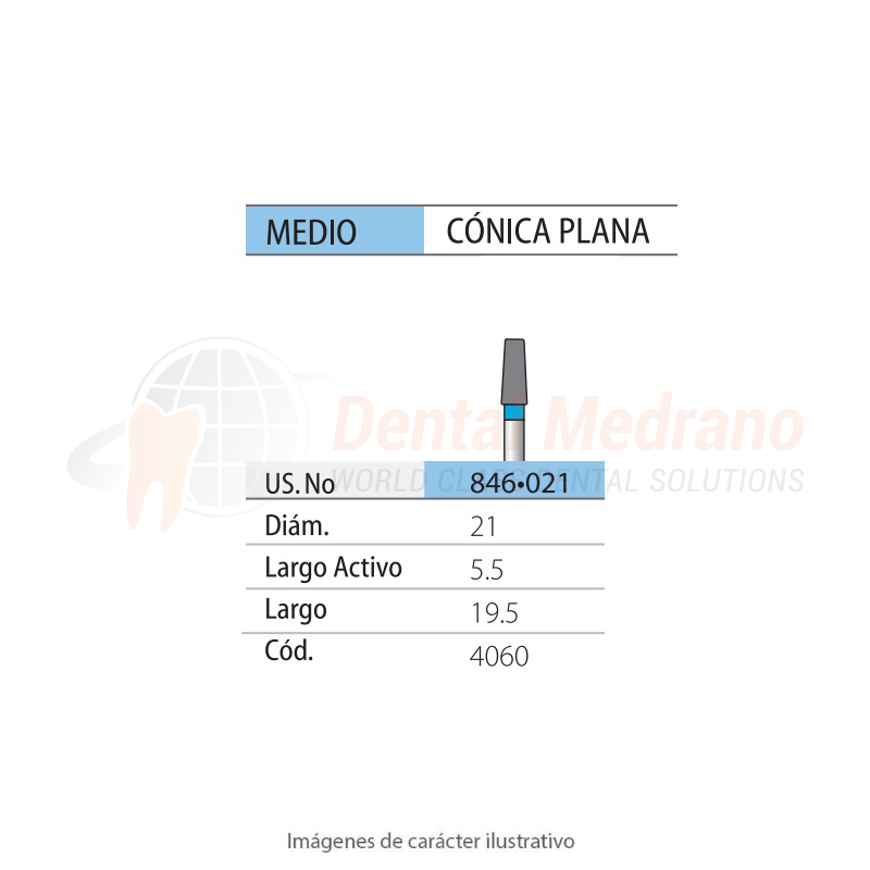 DIAMANTE FG 846/021 Conica Plana- Anillo Azul