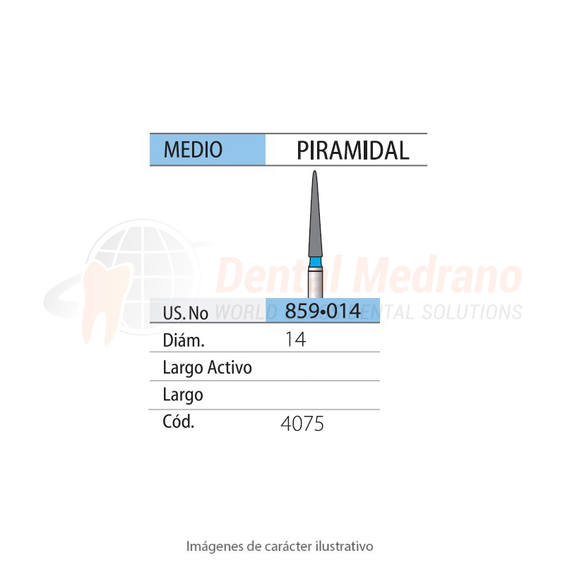 Piedra Diam FG 859/014m Easydent-Densell 166/014m