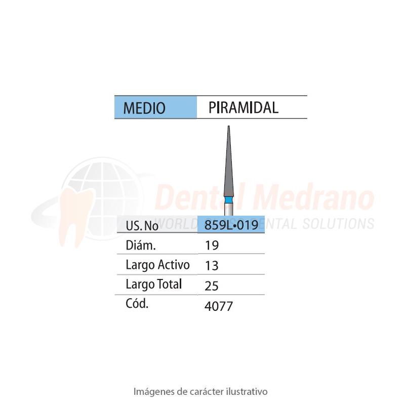 DIAMANTE FG 859L/019 Piramidal- Anillo Azul