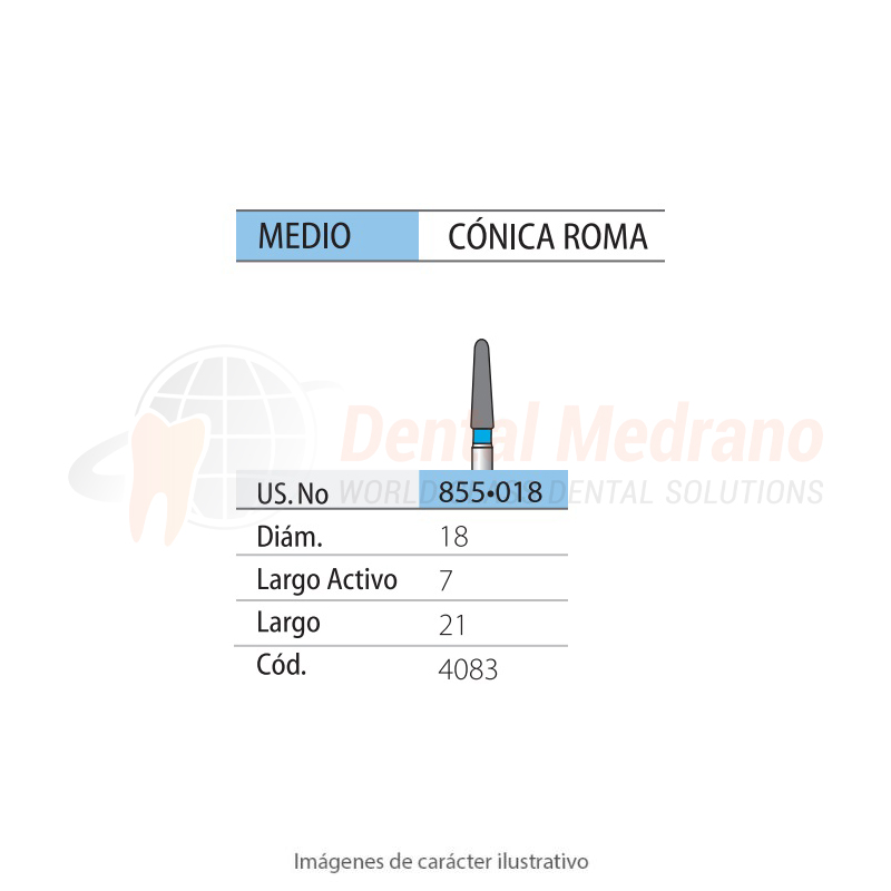 DIAMANTE FG 855/018 Conica Roma- Anillo Azul