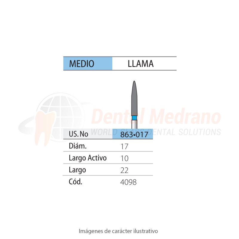 DIAMANTE FG 863/018m Llama- Anillo Azul